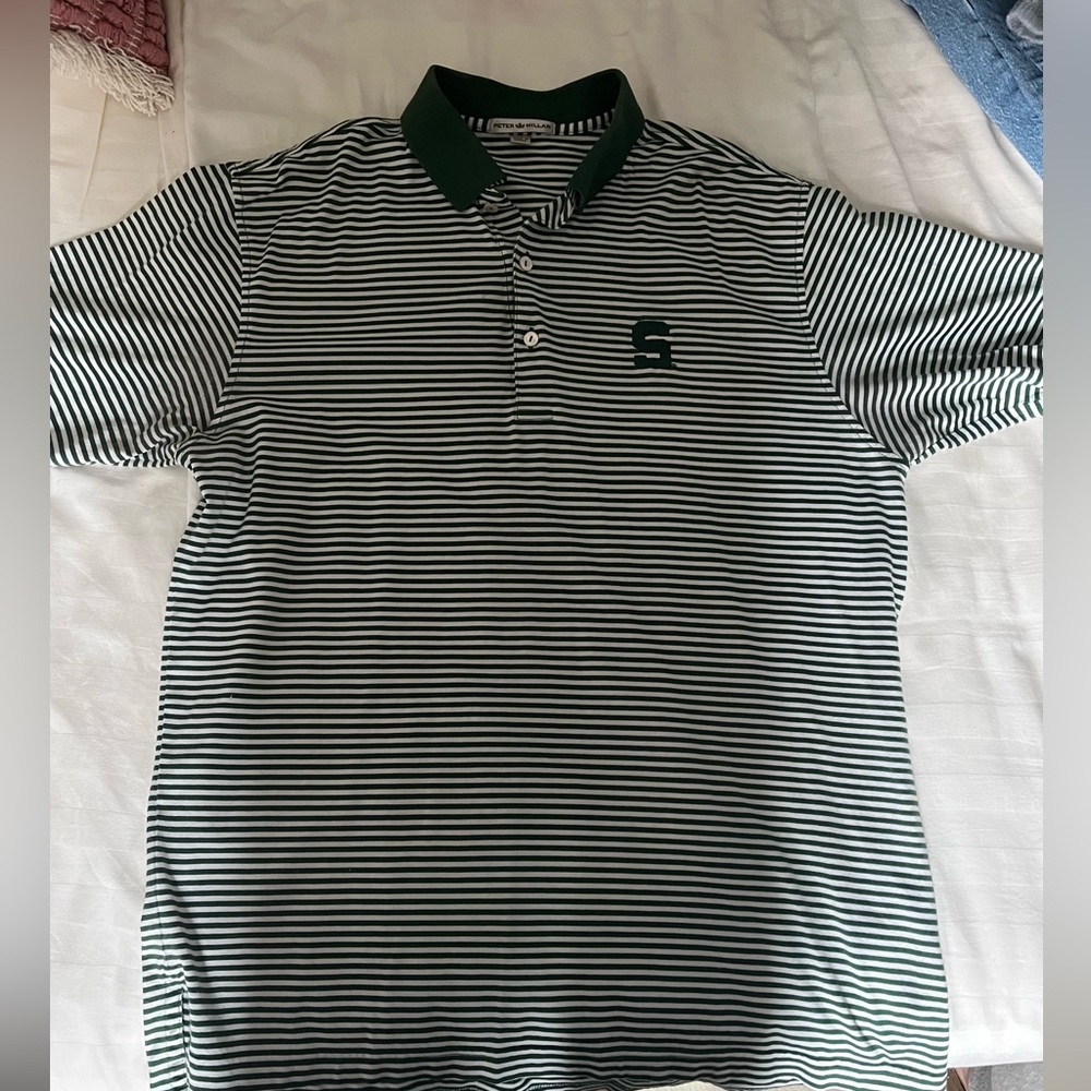 Peter Millar Michigan State Golf Polo